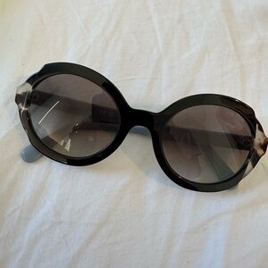 Round Prada Sunglasses